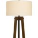 Bilzen 65 inch 150 watt Walnut Floor Lamp Portable Light, Tripod