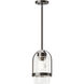 Alcove 1 Light 7.8 inch Coastal White Outdoor Pendant in Clear