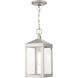 Nyack 1 Light 6 inch Brushed Nickel Outdoor Pendant Lantern