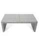 Optimist 48 X 24 inch Gray and Bone Coffee Table
