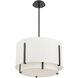 Strum LED 19.63 inch Black Pendant Ceiling Light, dweLED