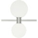 Sean Lavin Orbs Satin Nickel Low-Voltage Track Head Ceiling Light, Integrated LED