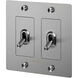 2G Toggle 120-277 Steel Light Switch