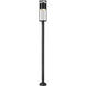 Luca LED 101.51 inch Black Outdoor Post Mounted Fixture