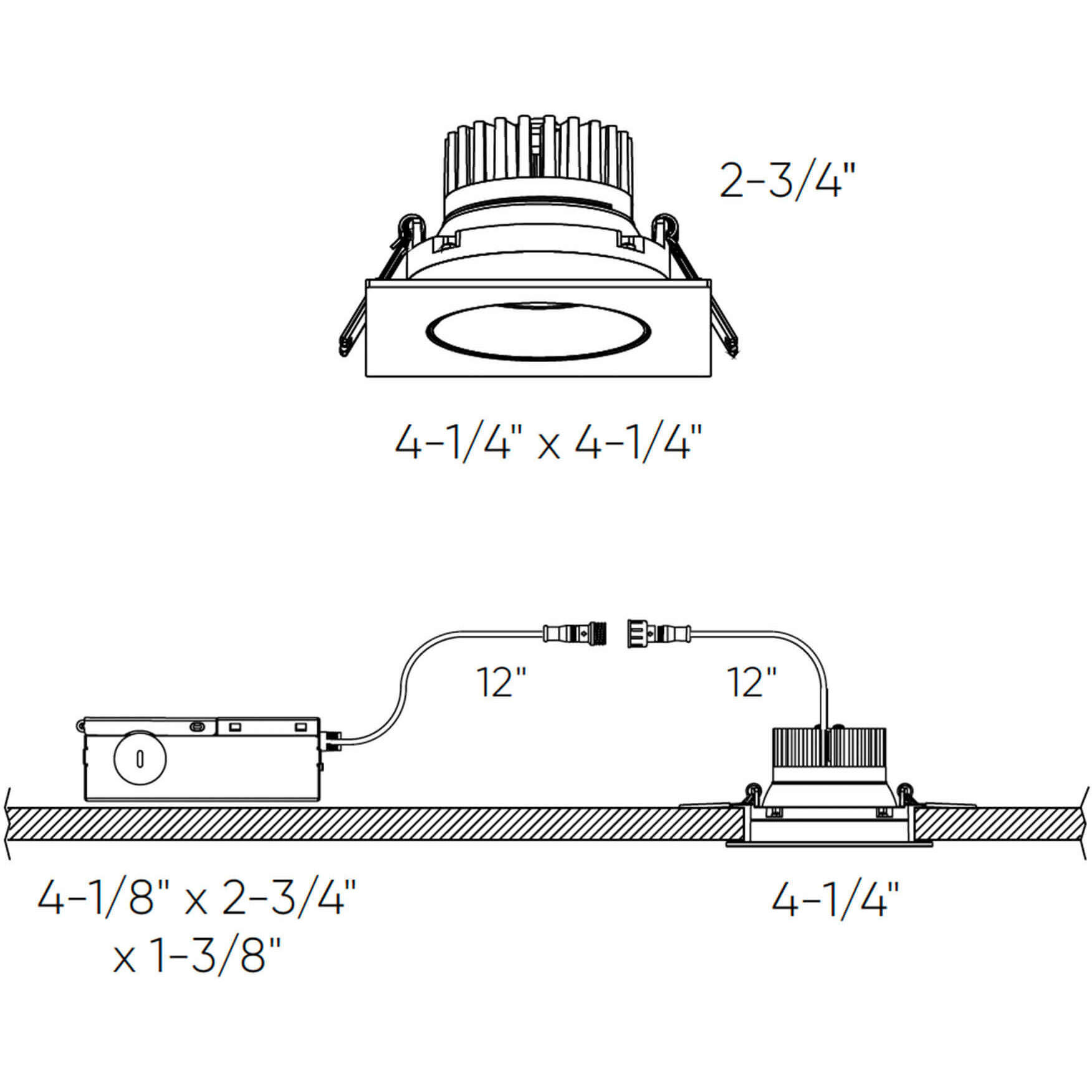 Revolve White Directional Recessed Light
