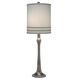 Ellie 32 inch 150 watt Antique Nickel Table Lamp Portable Light