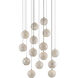 Finhorn 15 Light 24 inch Silver Multi-Drop Pendant Ceiling Light