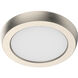 Blink LED 5 inch Brushed Nickel Edge Lit Ceiling Light
