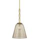 Bleecker 1 Light 16 inch Aged Brass Pendant Ceiling Light