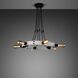 Hero LED 31.5 inch Stone / Smoked Bronze Chandelier Ceiling Light