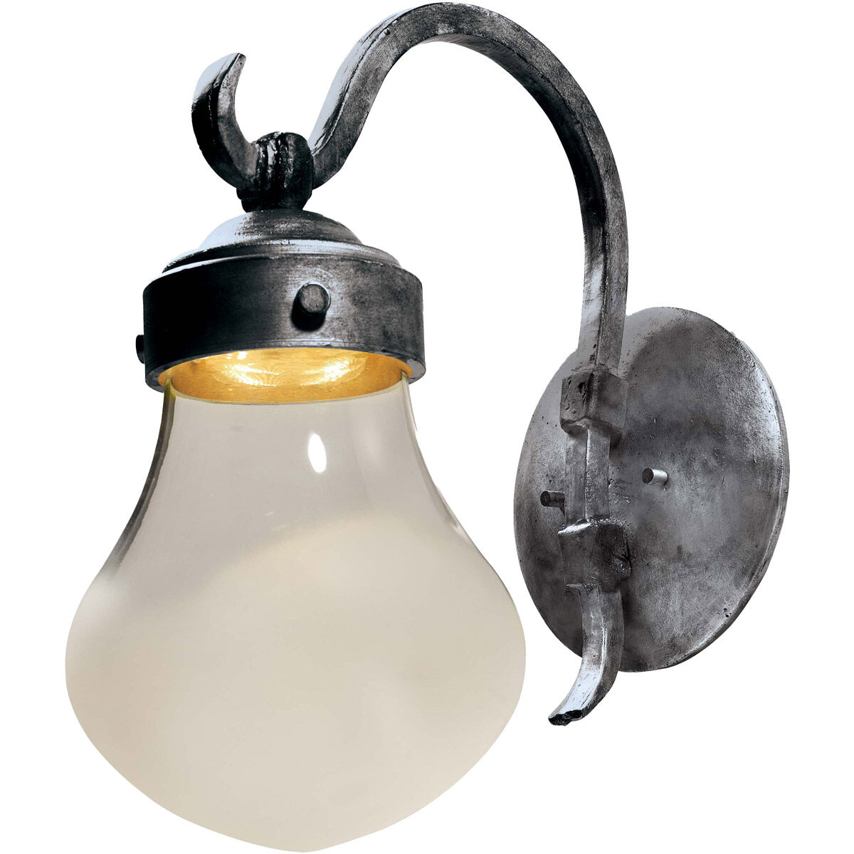 Rustica LED 16.25 inch Blacksmith Outdoor Wall Lantern