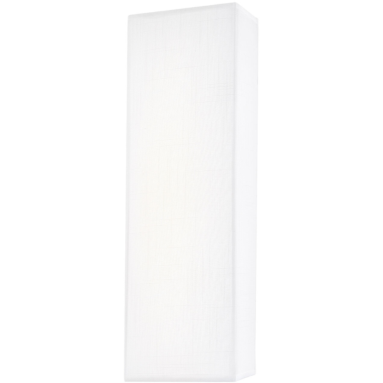 Textile Collection - Classic Family 5.5 inch ADA Wall Sconce Wall Light in White Linen, EVOLV