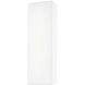 Textile Collection - Classic Family 5.5 inch ADA Wall Sconce Wall Light in White Linen, EVOLV