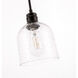 Gabe 1 Light 6 inch Black Pendant Ceiling Light