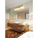 Kinsley 5 Light 35 inch Heirloom Gold Bath Vanity Wall Light in Heritage Gold
