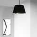 Brynn 1 Light 14 inch Black Pendant Ceiling Light in Black/Silver Jewel Tone
