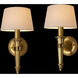 Mariner Luxury LED 5.12 inch Antique Gold Plated Wall Sconce Wall Light