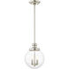 Sheffield 2 Light 10 inch Polished Nickel Pendant Ceiling Light