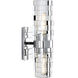 Murano Sconce Wall Light in Chrome