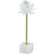 Selenite Stone 14.2 X 5.1 inch Candleholder