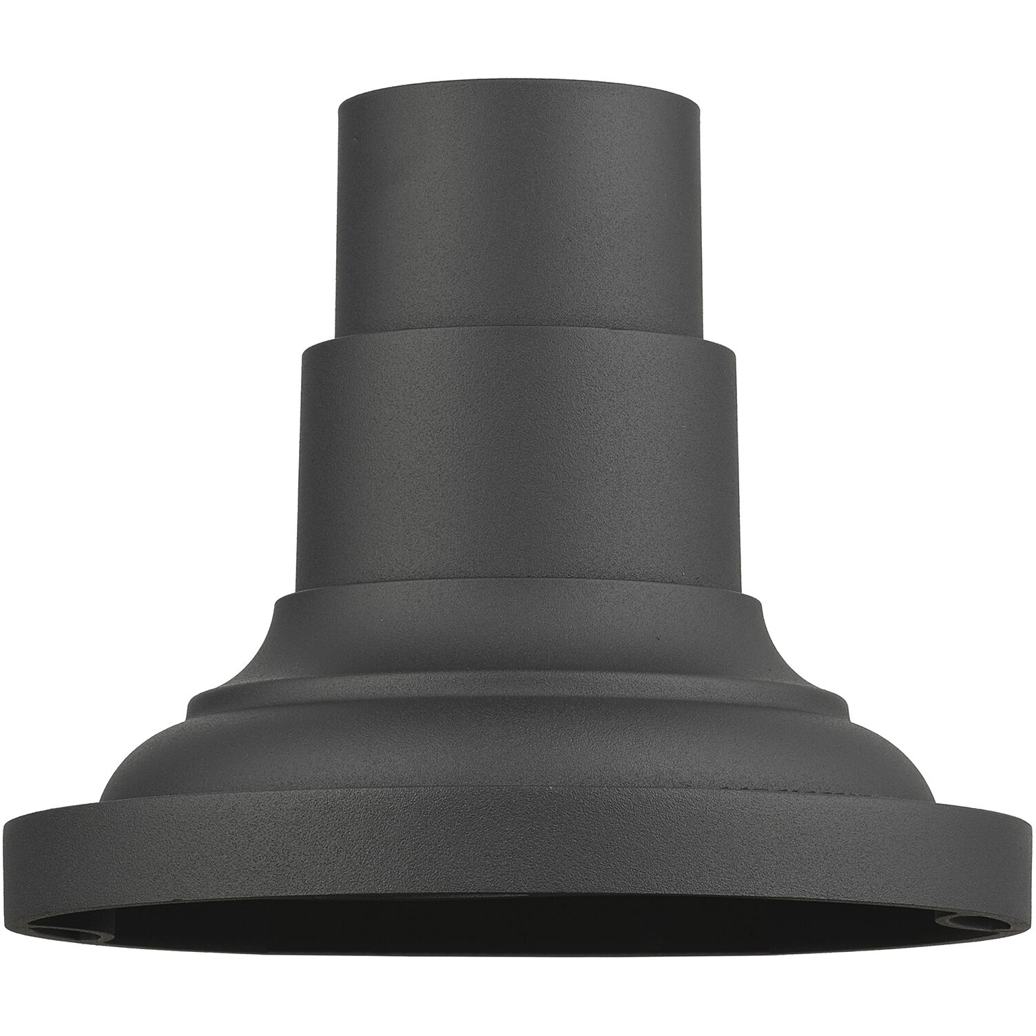 Allison 6.5 inch Textured Black Pier Mount Adapter
