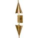 Canary 2 Light 7 inch Antique Brass ADA Sconce Wall Light