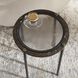 Kennington 19 X 14 inch Dark Bronze and Antique Brass Accent Table