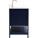 Aubrey 48 X 22 X 34 inch Blue Vanity Sink Set