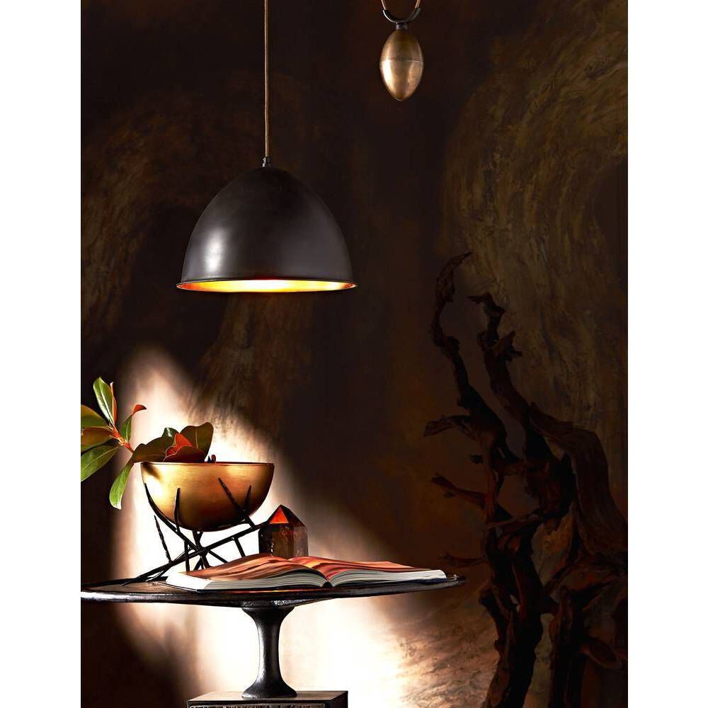 Egg Drop 1 Light 16 inch Bronze Pendant Ceiling Light