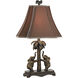 Adamslane 24 inch 60 watt Bronze Table Lamp Portable Light