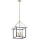 Eisley 4 Light 16 inch Polished Nickel Foyer Pendant Ceiling Light