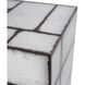 Braque 36 X 12 inch Smokey Gray and Black Pedestal