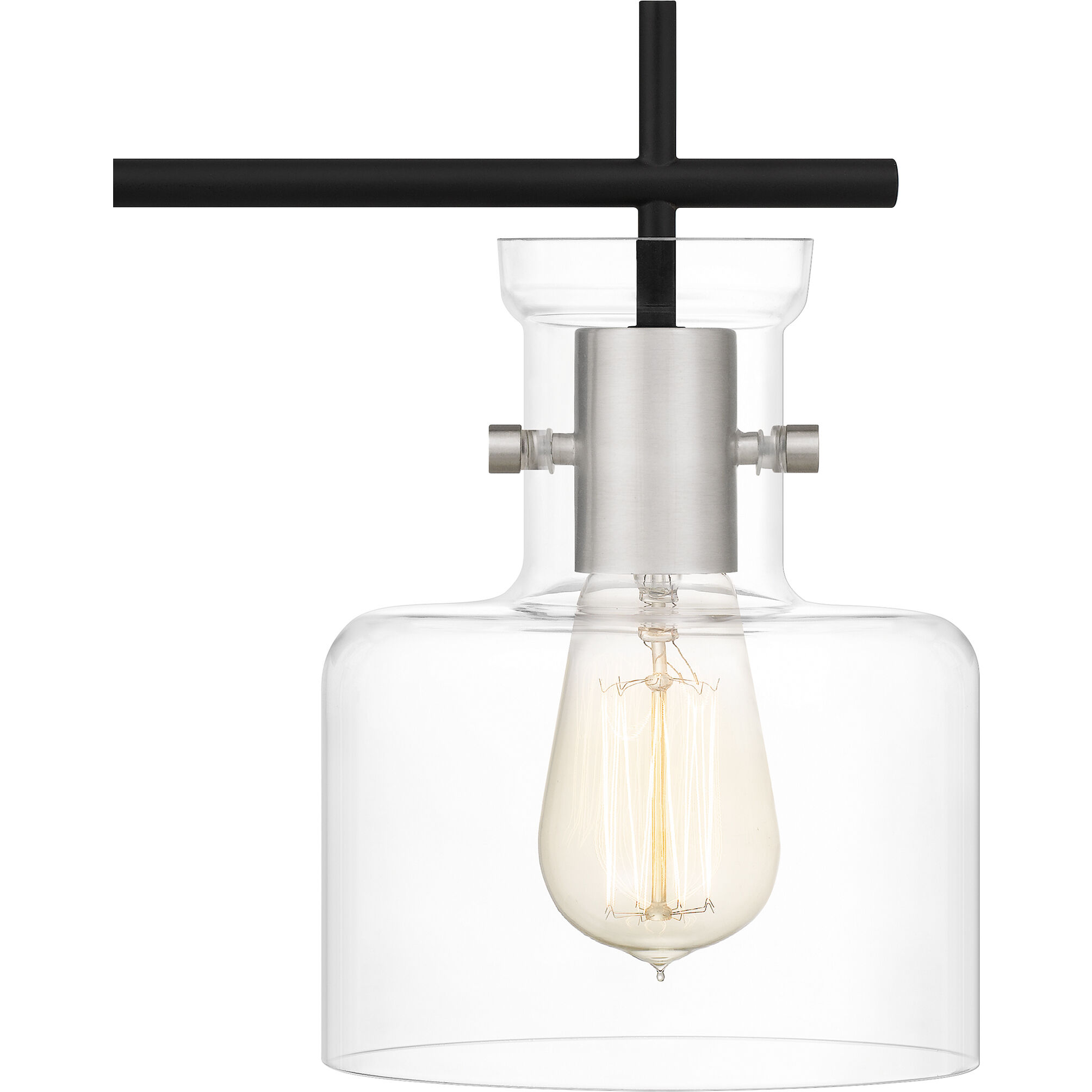 Pensbury 4 Light 32 inch Matte Black Bath Light Wall Light