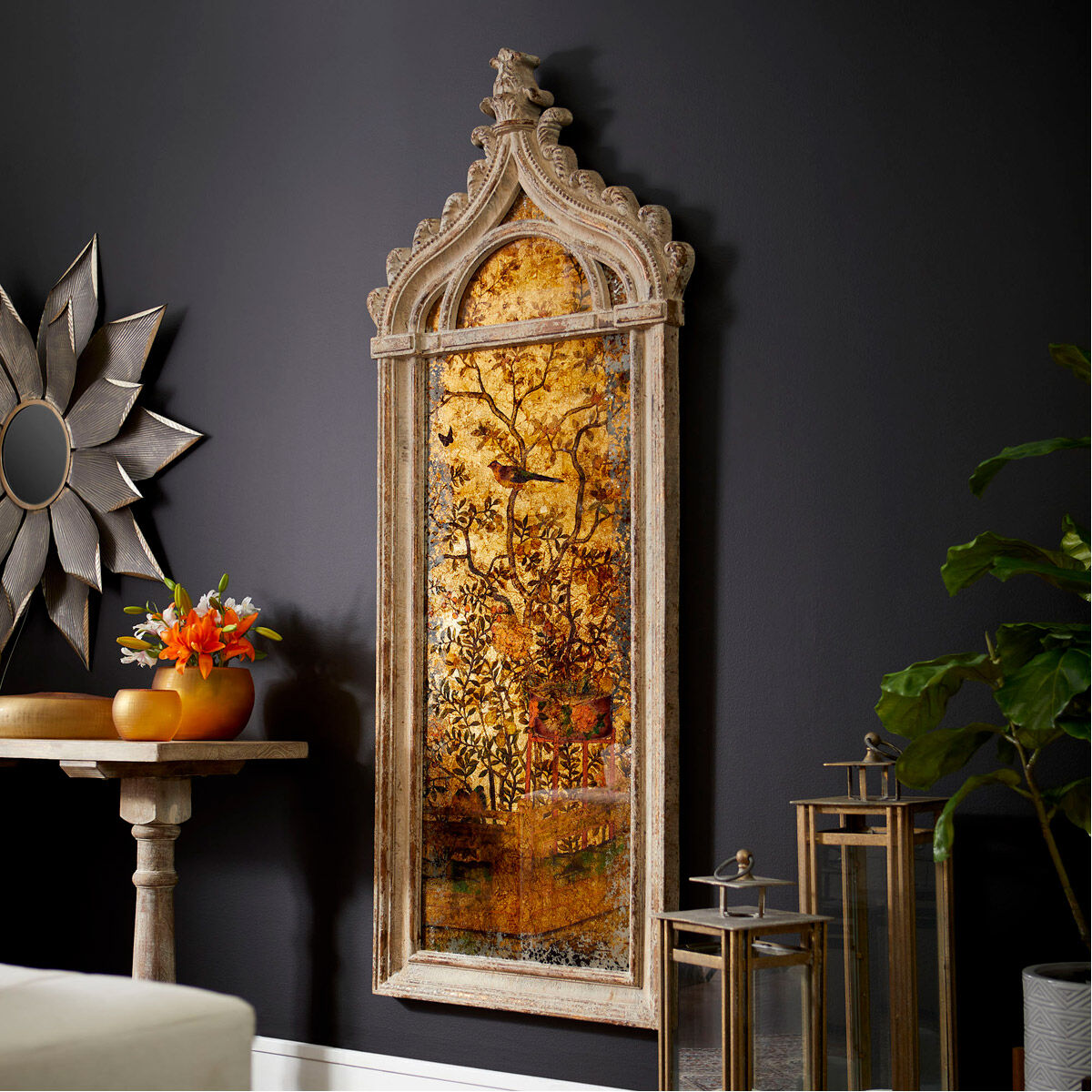 Louvre Rustic Gold Wall Art