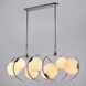 Concentro 8 Light 56 inch Polished Chrome Linear Chandelier Ceiling Light