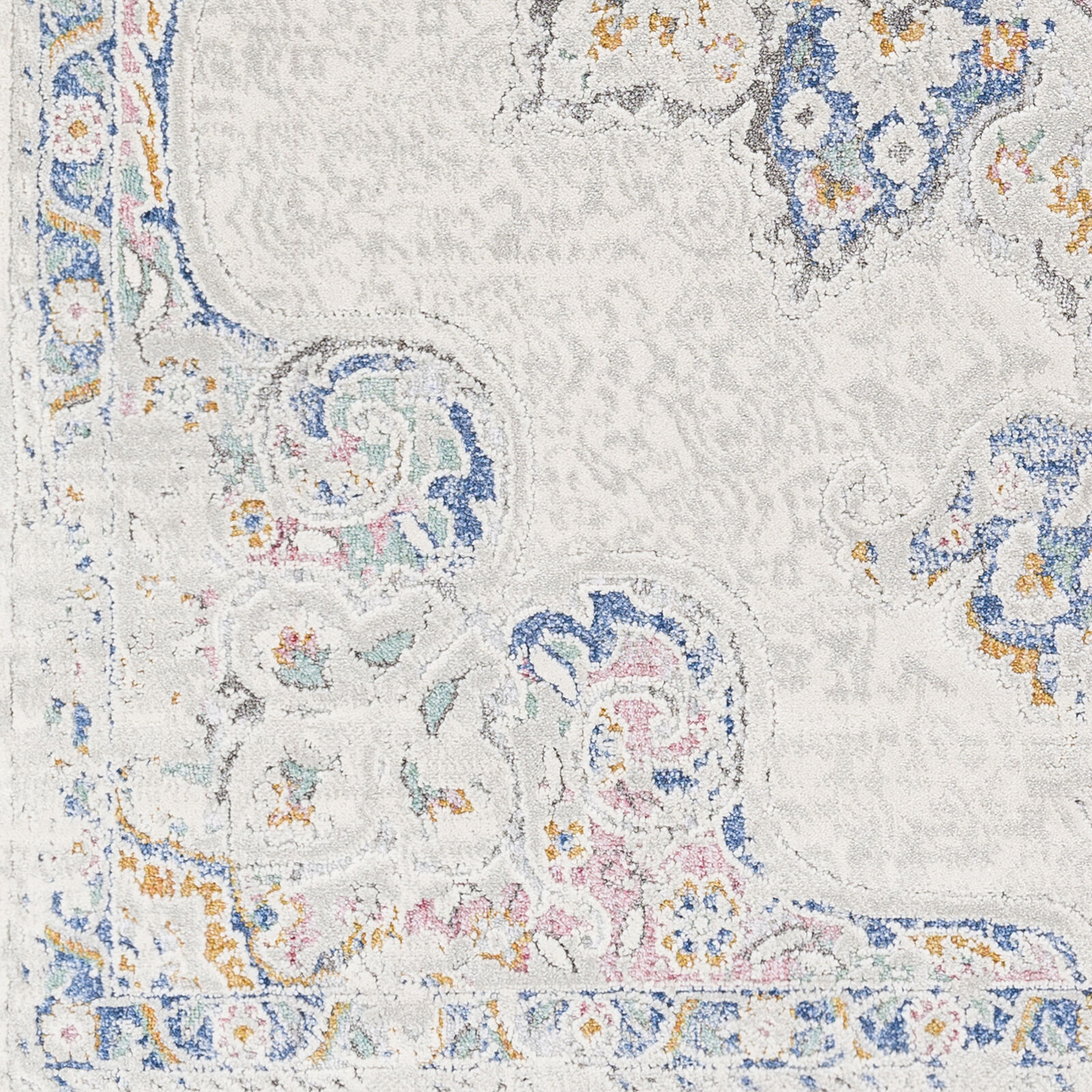 Lagos 120 X 94 inch Light Grey Rug in 8 x 10, Rectangle