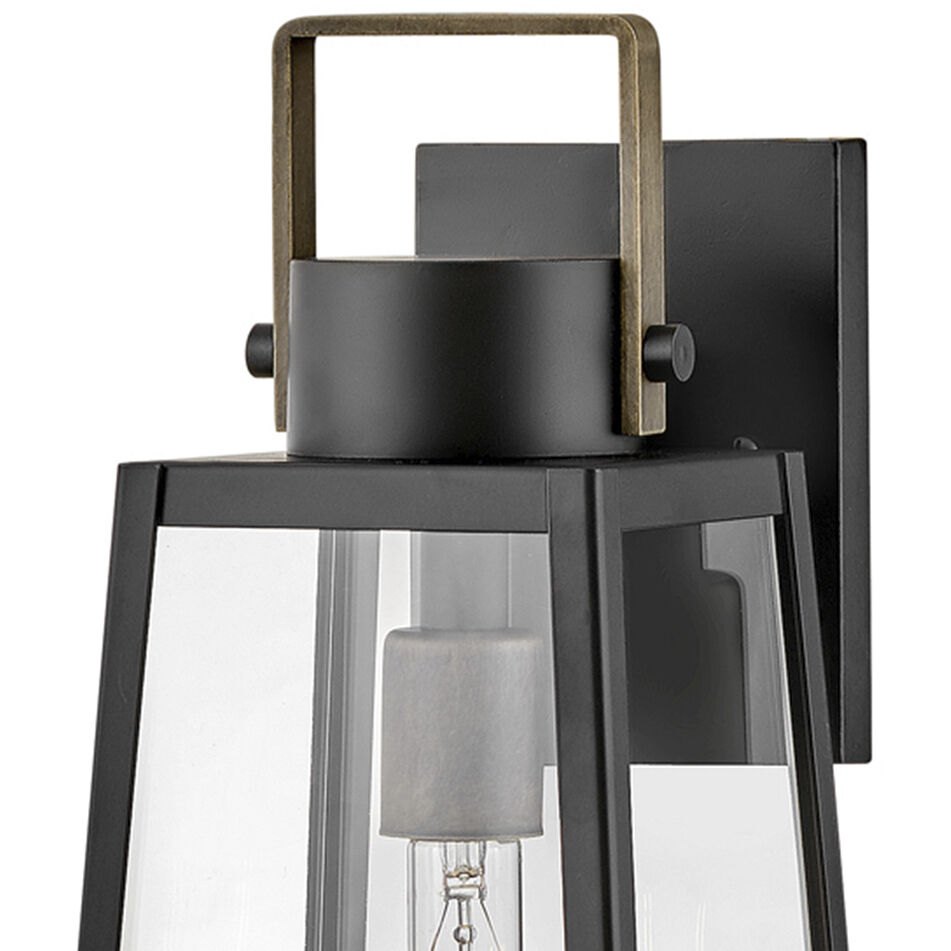 Hugh LED 19 inch Black Outdoor Wall Mount