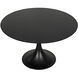 Herno 48 X 48 inch Matte Black Dining Table