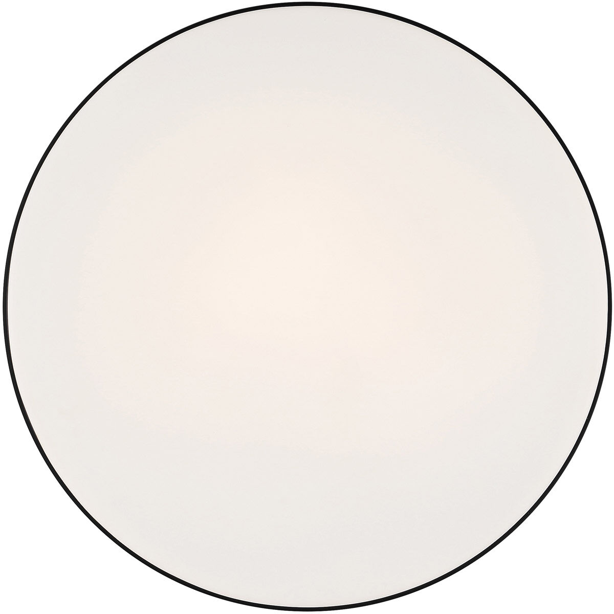 Roma LED 14 inch Matte Black Flush Mount Ceiling Light