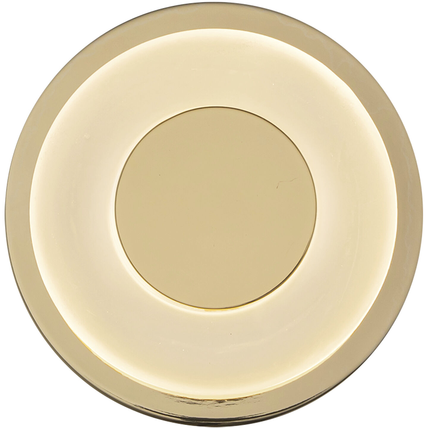 Stephord Wall Sconce Wall Light in Frosted Glass Shade, Metallic Brass