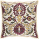 Vincent 22 X 22 inch Saffron and Garnet Throw Pillow