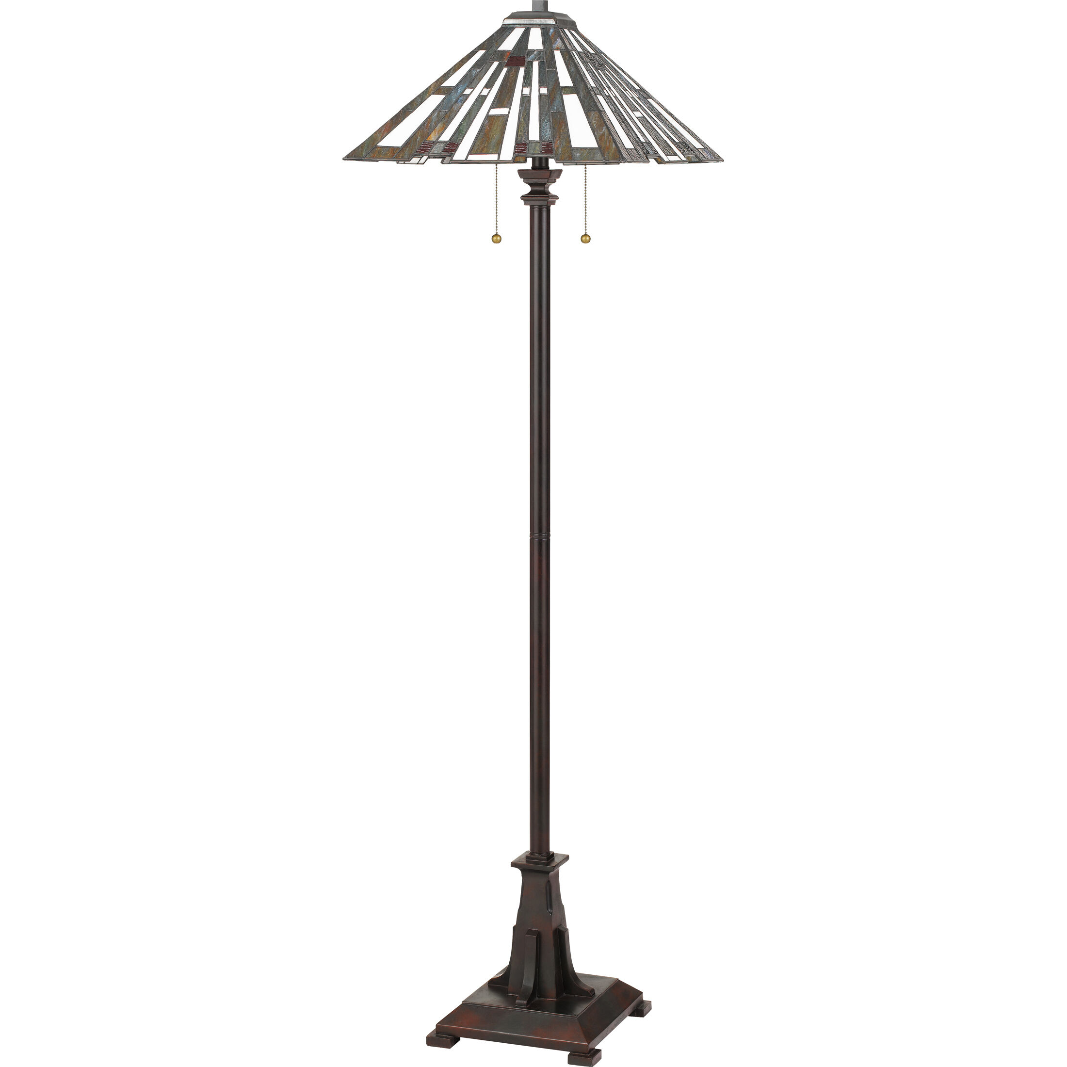 Maybeck 62 inch 75 watt Valiant Bronze Floor Lamp Portable Light
