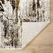 Eclectic Luxe 36 X 24 inch Gold Rug in 2 x 3