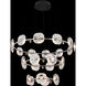 Ziva Celestia 49 inch 4.00 watt Chrome Chandelier Ceiling Light, 3 Tier