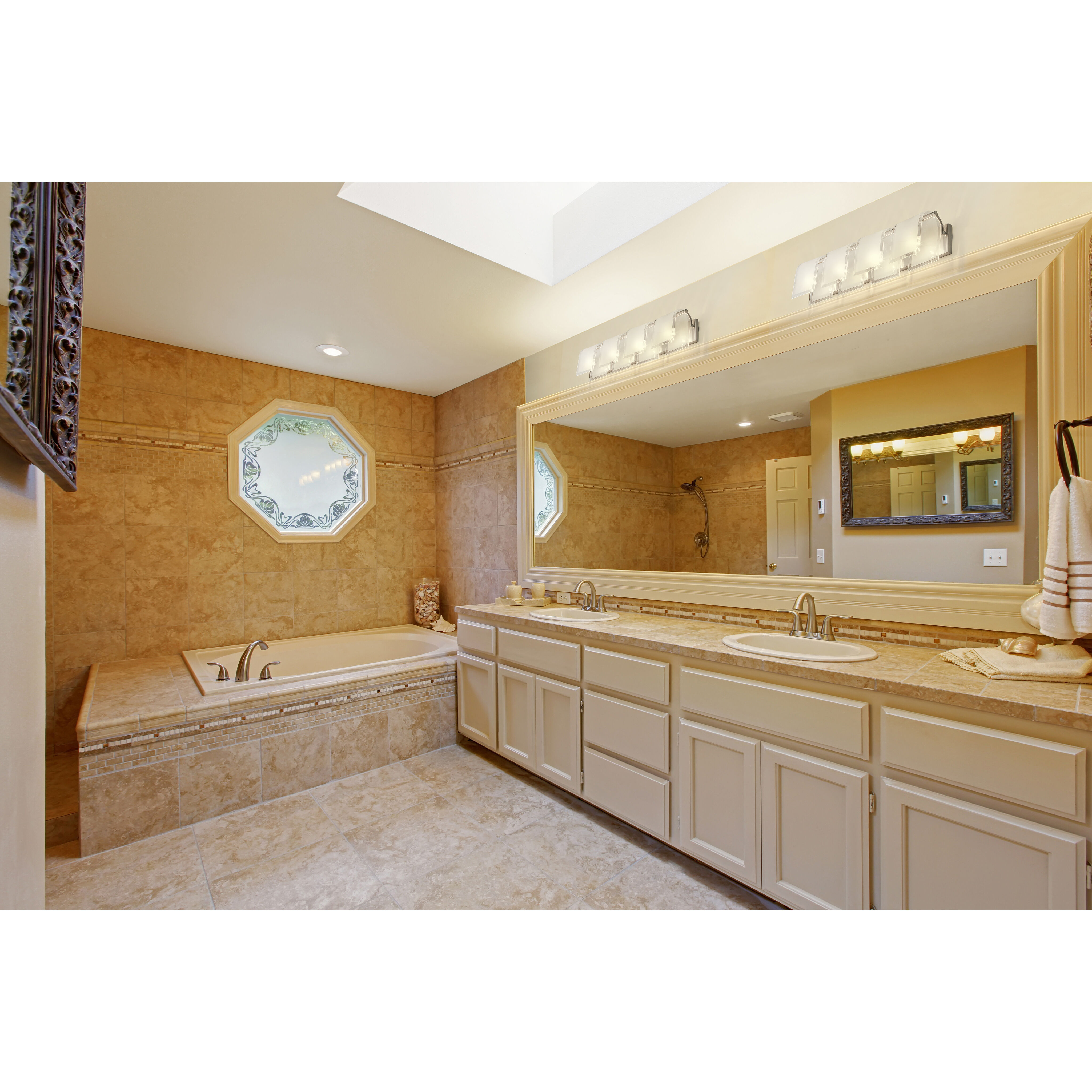 Zephyr 4 Light 30.66 inch Brushed Nickel Vanity Wall Light