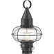 Classic Onion 1 Light 17.5 inch Gunmetal Outdoor Post Light