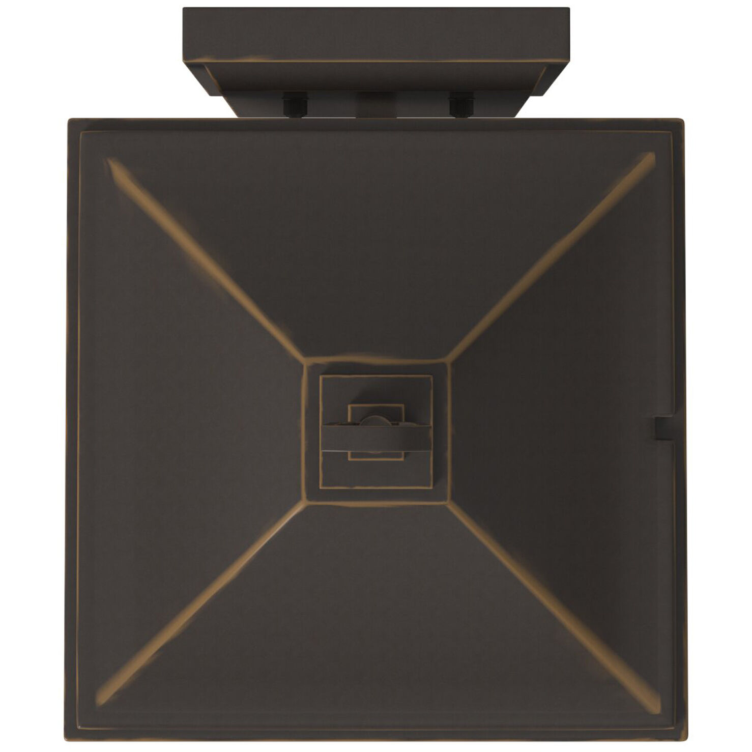 Bromley Outdoor Wall Mount Lantern in Oil Rubbed Bronze, Non-LED, Small
