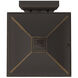 Bromley Outdoor Wall Mount Lantern in Oil Rubbed Bronze, Non-LED, Small