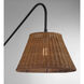 Salinas 60 watt Matte Black Adjustable Wall Sconce Wall Light