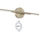 Overture LED 32 inch Champagne Gold Vanity Light Wall Light